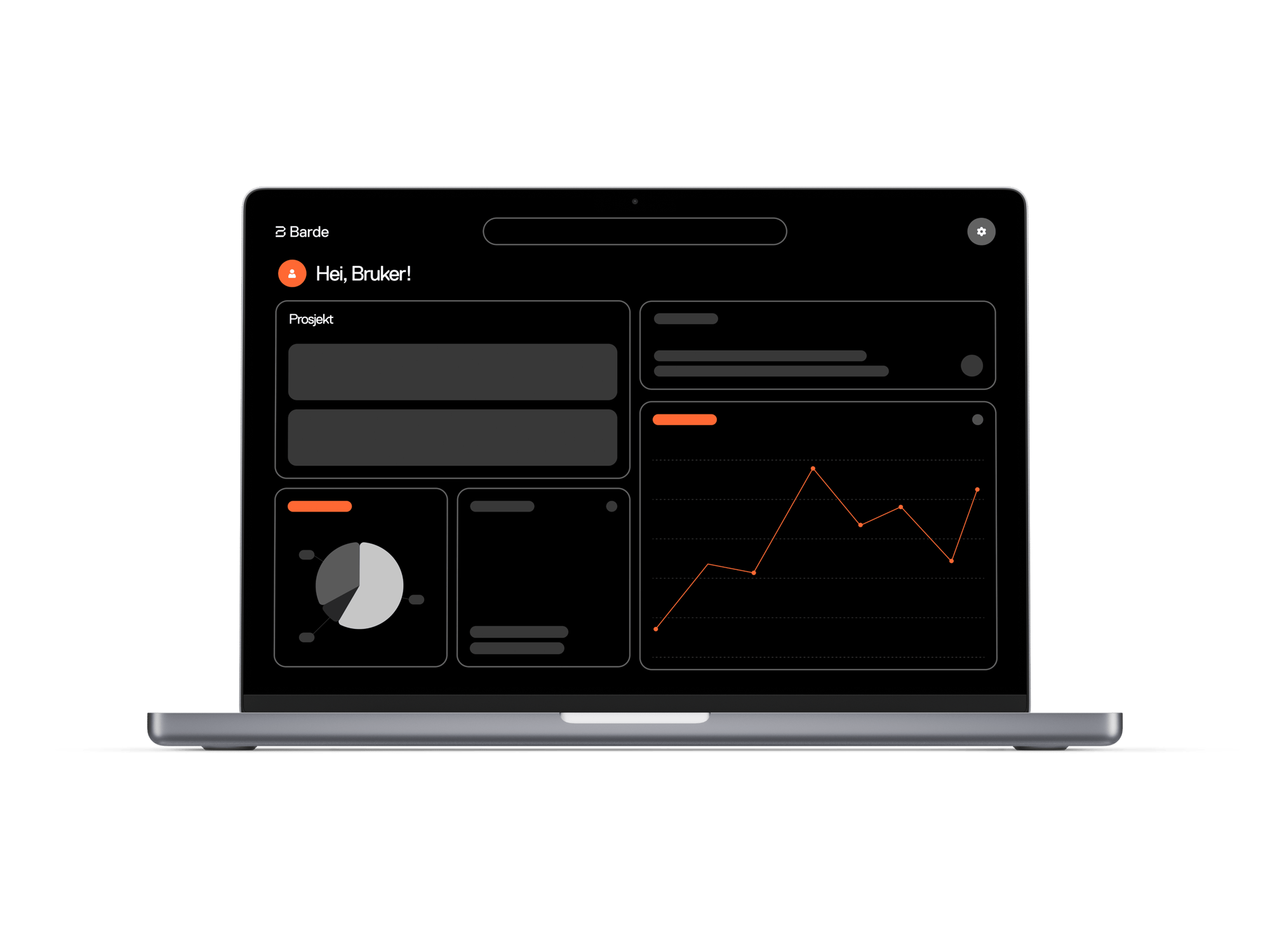 Dashboard mockup mac