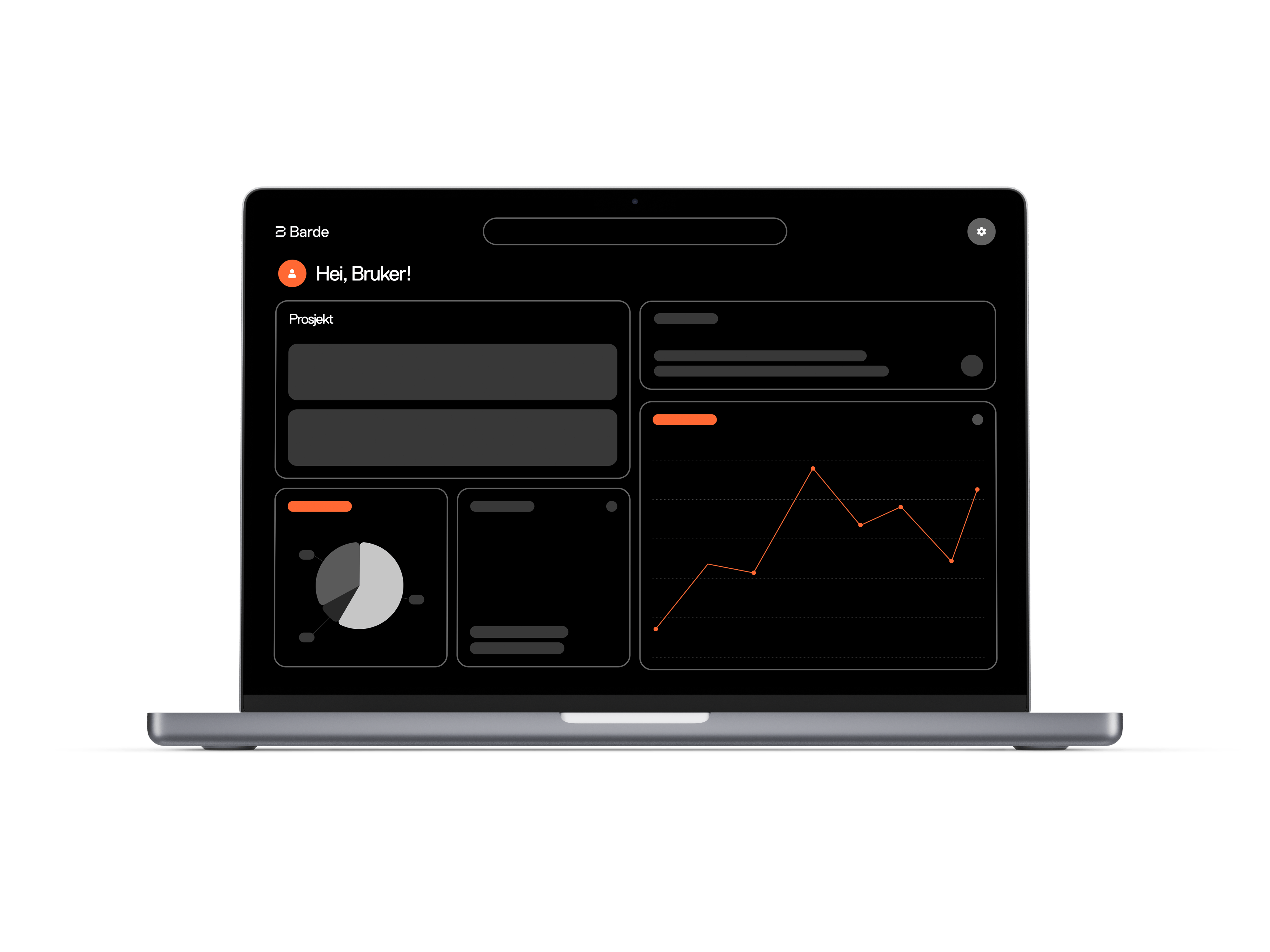 Dashboard mockup mac